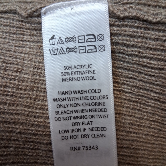 New Nanette Lepore Taupe Open Front Cardigan Women Size M - Picture 10 of 16